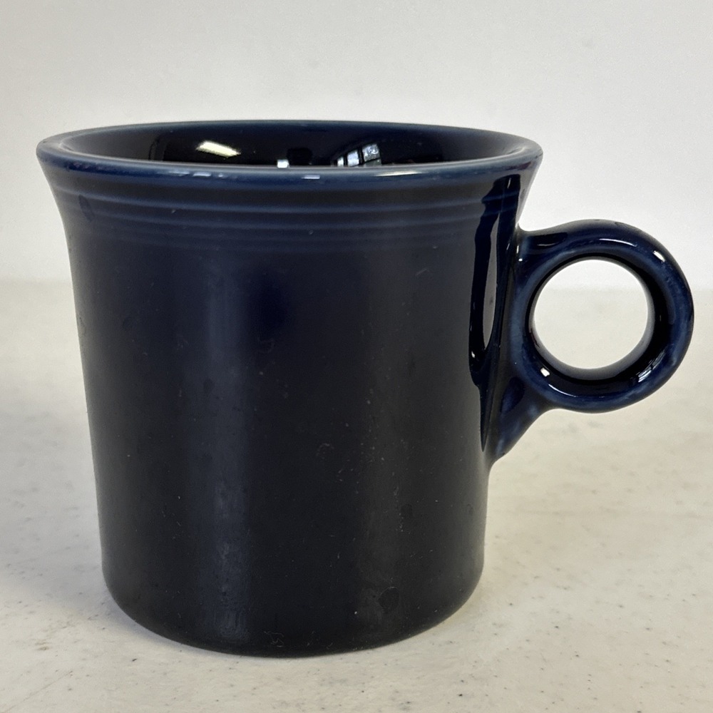 Lot of 4 Fiesta Ware Mixed Colors Coffee Mugs Cups O‎ Ring Handle HLC USA - Picture 4 of 11